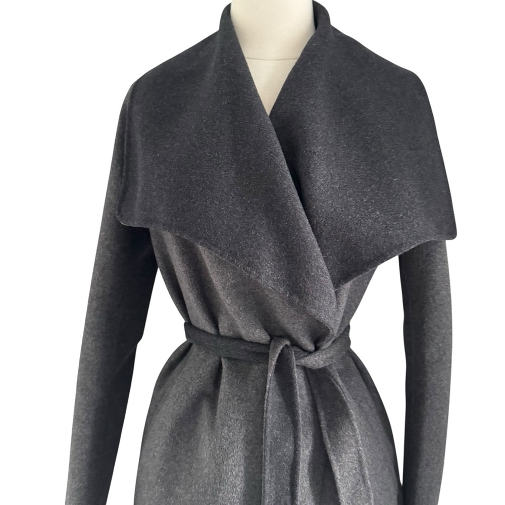 Soia & Kyo Wool Belted Wrap Coat - Picture 4 of 11